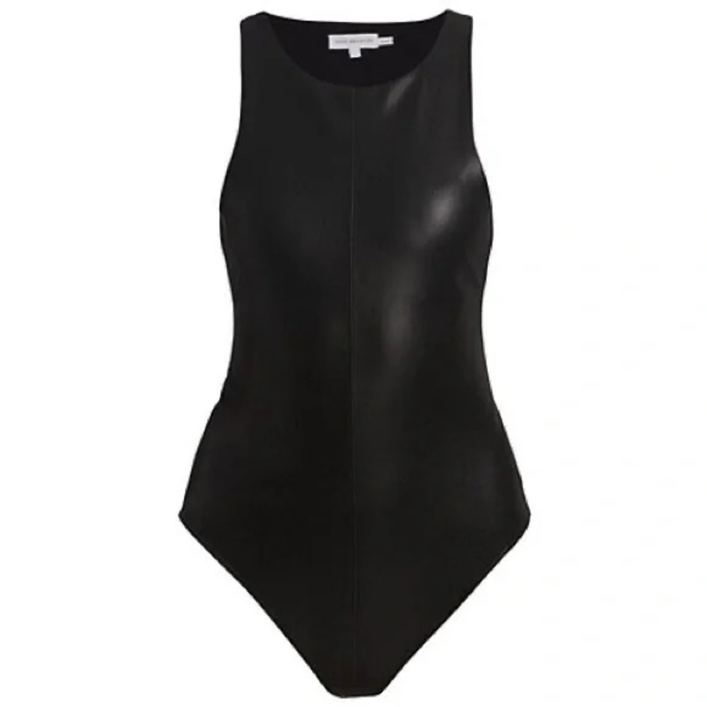 NWOT Good American Black Sleeveless Bodysuit size 3 large
